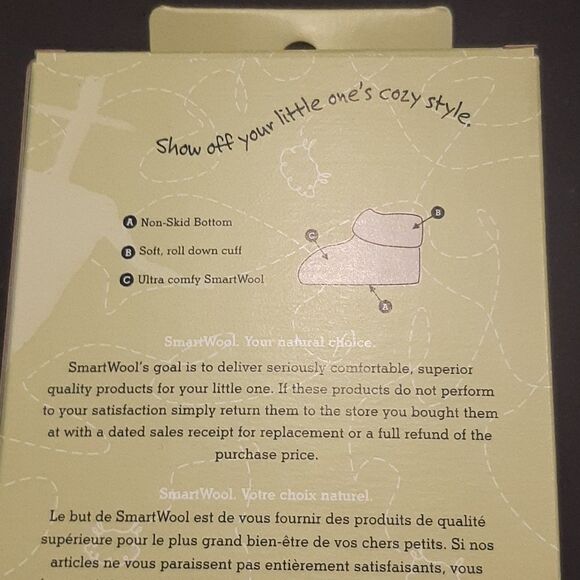 Smartwool Baby Booties 3-6 Months - Picture 4 of 7